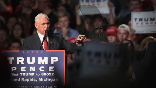 U.S Vice-president elect Mike Pence