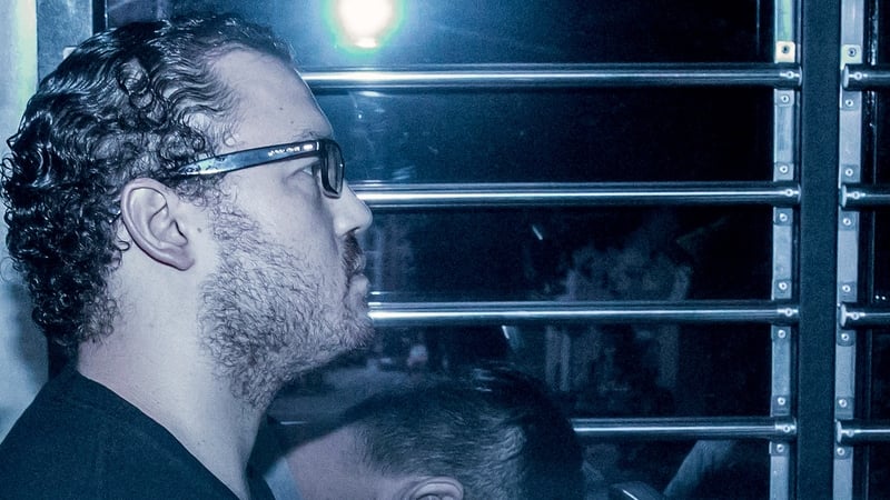 Rurik Jutting pictured arriving at court in Hong Kong in May 2015