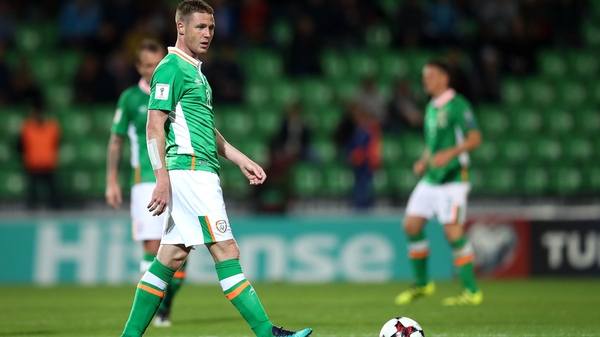 James McCarthy featured in the matches against Georgia and Moldova
