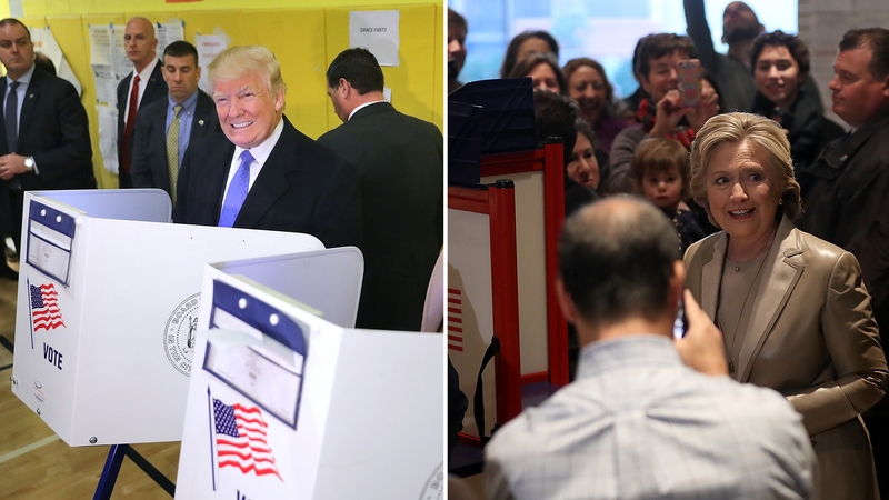 Both main candidates have now cast their votes