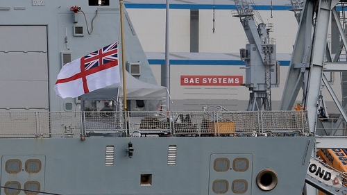 BAE's revenue was bolstered by high military spending by governments around the world - particularly in the United States