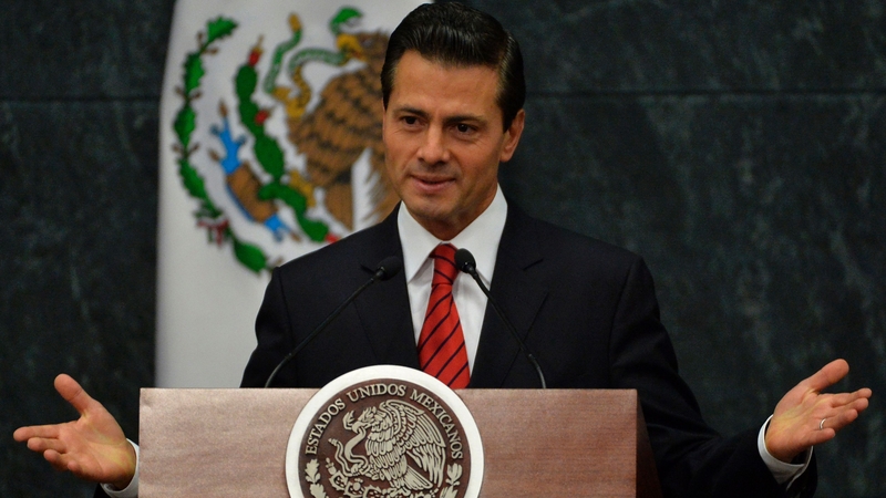Mexico's President Enrique Pena Nieto
