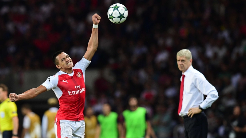 Alexis Sanchez and Arsene Wenger