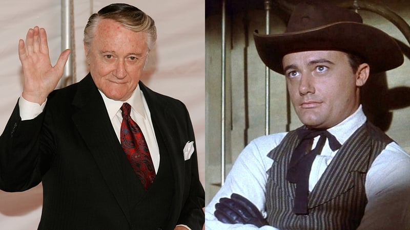 Robert Vaughn in 2007 and as Lee in The Magnificent Seven in 1960