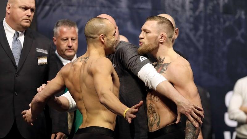 Conor McGregor boasts a five-inch reach advantage over Eddie" Alvarez