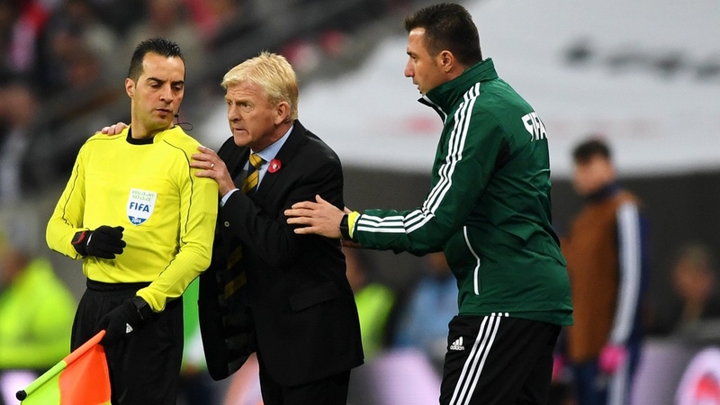 Gordon Strachan (centre) is under pressure