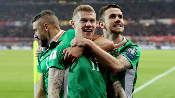 James McClean celebrates his winner