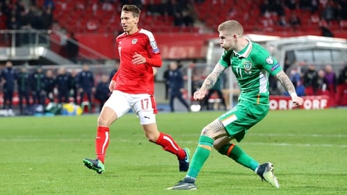 James McClean scores early in the second half