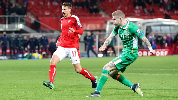 James McClean scores early in the second half