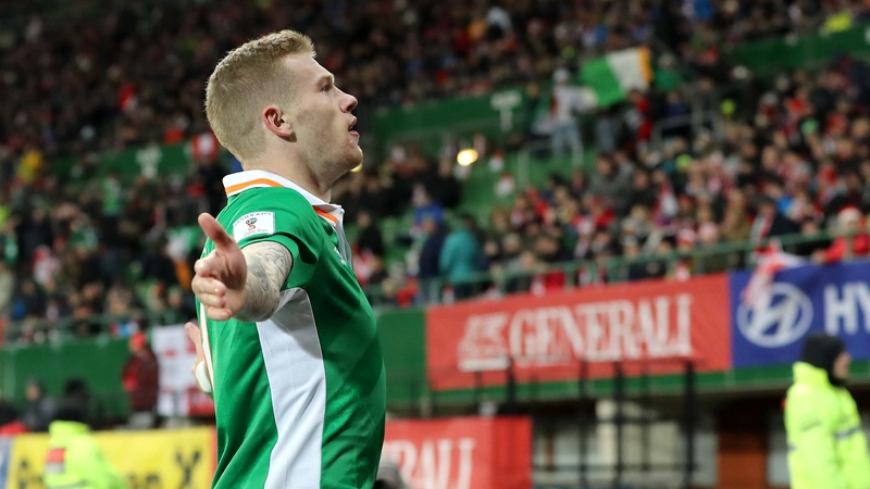 James McClean's strike sees Ireland jump up the charts