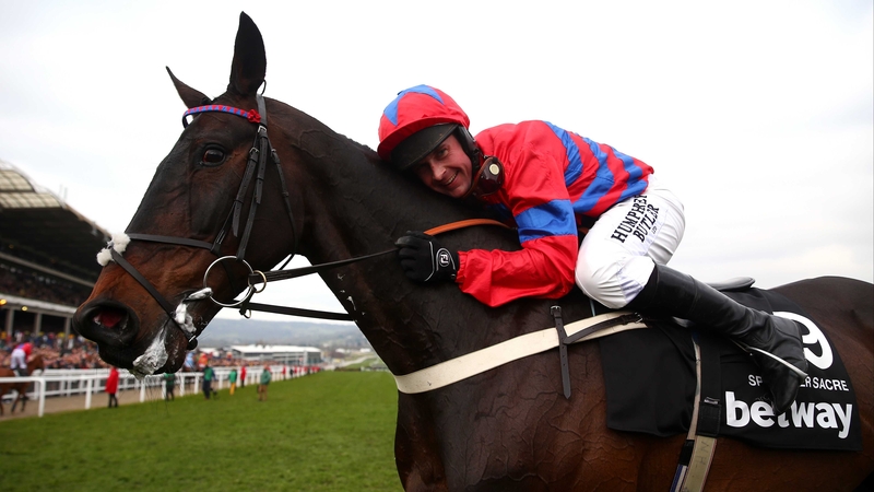 Sprinter Sacre and Nico de Boinville after reclaiming the Queen Mother Champion Chase at Cheltenham in March