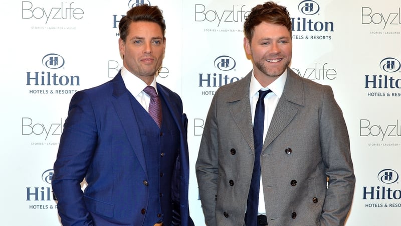 Keith Duffy and Brian McFadden