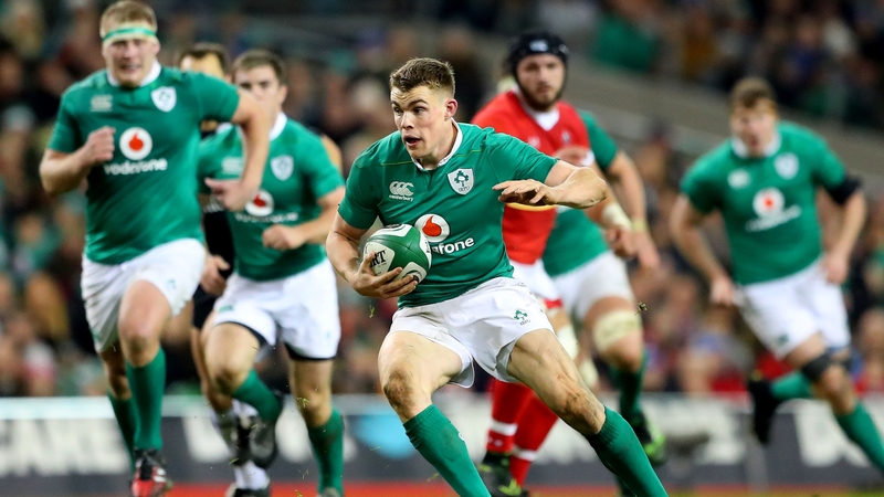 Ringrose was one of eight debutants against Canada