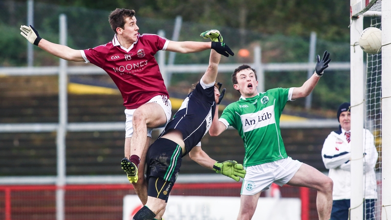 Shane McGuigan was on the scoresheet for Slaughtneil
