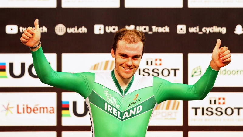 Downey kept up the good form he showed when winning the points race