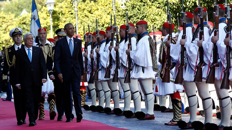 Greece is the first stop for Barack Obama on his European trip