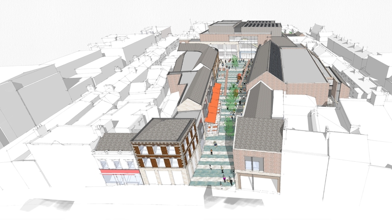 The 2.4-acre site on the main street in the town (previously known as the Florentine Centre) has been the subject of a number of retail-led development proposals since 1996