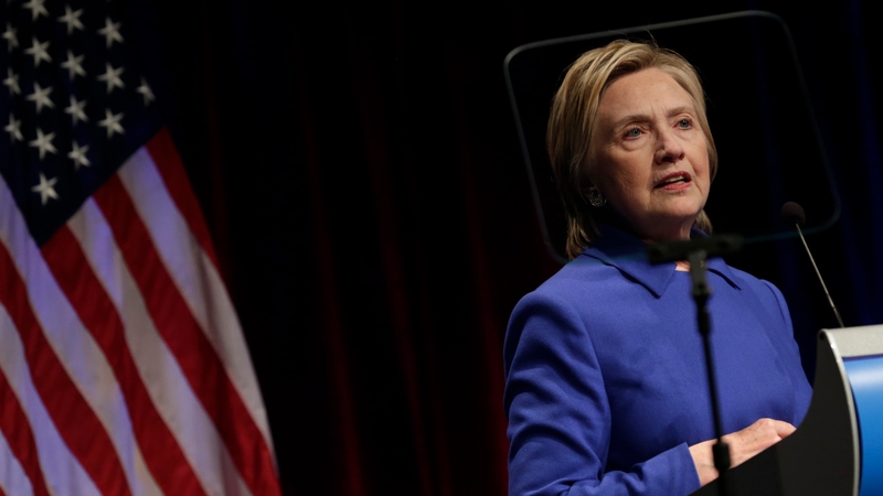 Looking to the future: Hillary Clinton