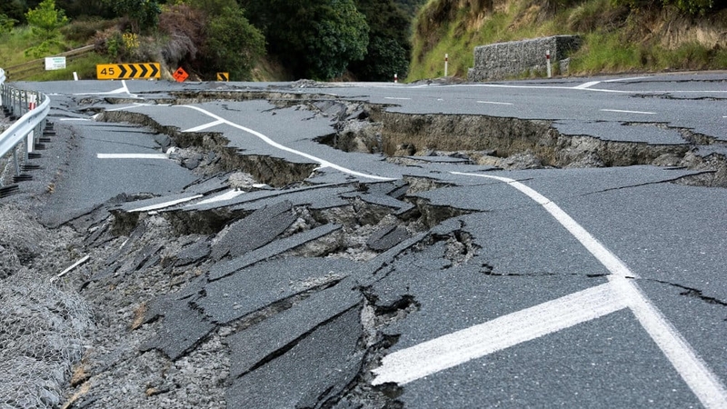 The 7.8 magnitude earthquake triggered landslides and caused major damage