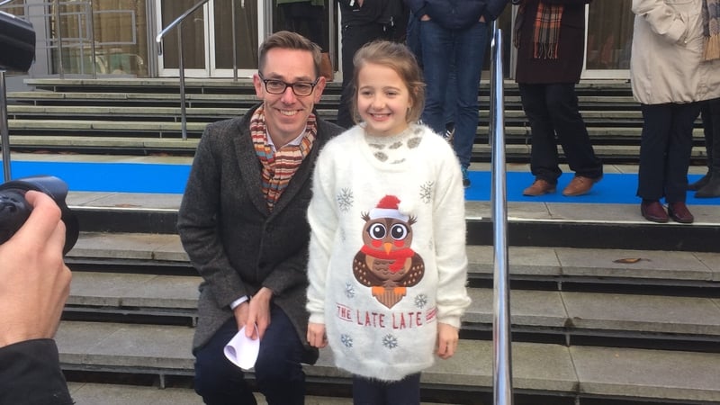 Ryan Tubridy outside the studio