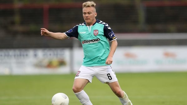 Conor McCormack in action for Derry City back in 2016