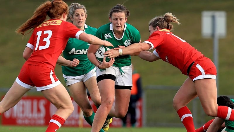 Nikki Caughey scored Ireland's lone try