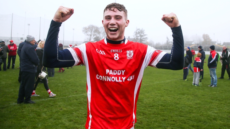 Jake Malone celebrates Cuala's victory