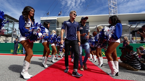Marcus Ericsson ahead of the United States Grand Prix