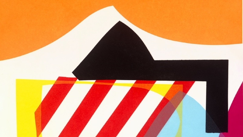 Detail from Untitled, by Maser, on display at Graphic Studio Gallery during Dublin Gallery Weekend