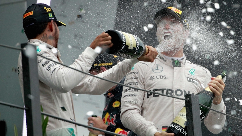 The Mercedes team-mates dominated this year's championship