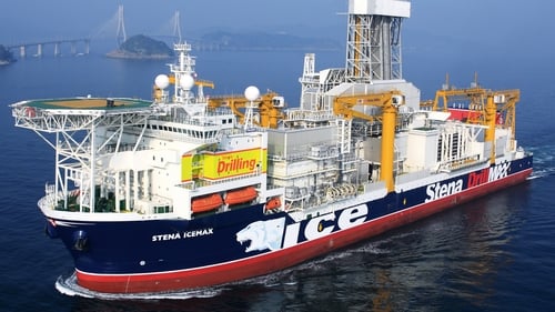 The Stena IceMAX is a modern harsh environment dual derrick drill-ship