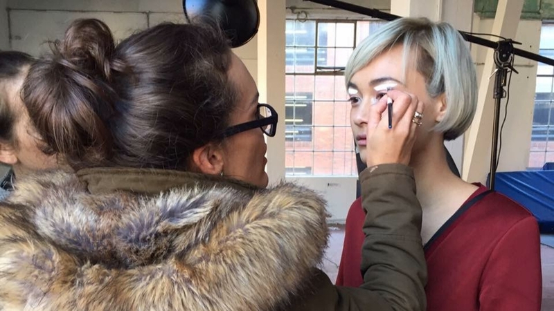 Make-up artist Nicola Cuddy