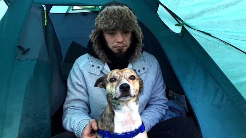 Michael says that the last time he slept in Dublin city centre he was attacked