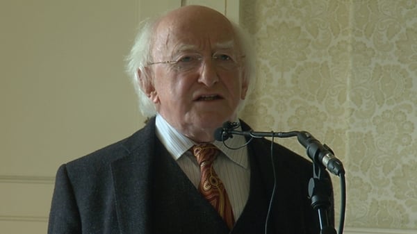 President Michael D Higgins