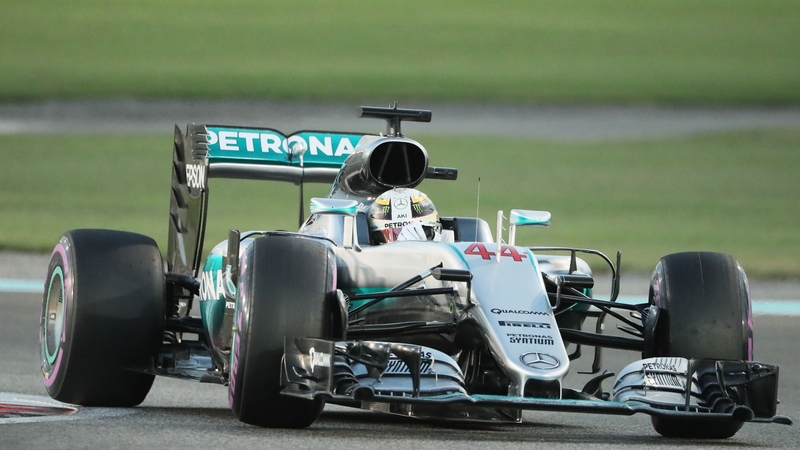 Hamilton was comfortably fastest at Yas Marina