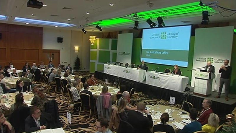 This has been the first weekend-long sitting for the 99 ordinary members of the Citizens' Assembly