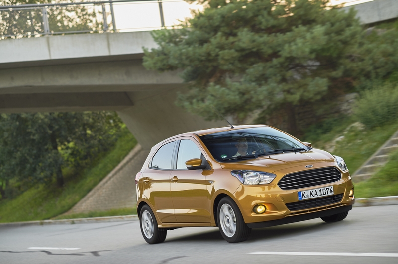 Ford's new Ka+ is shorter than the Fiesta, but taller.