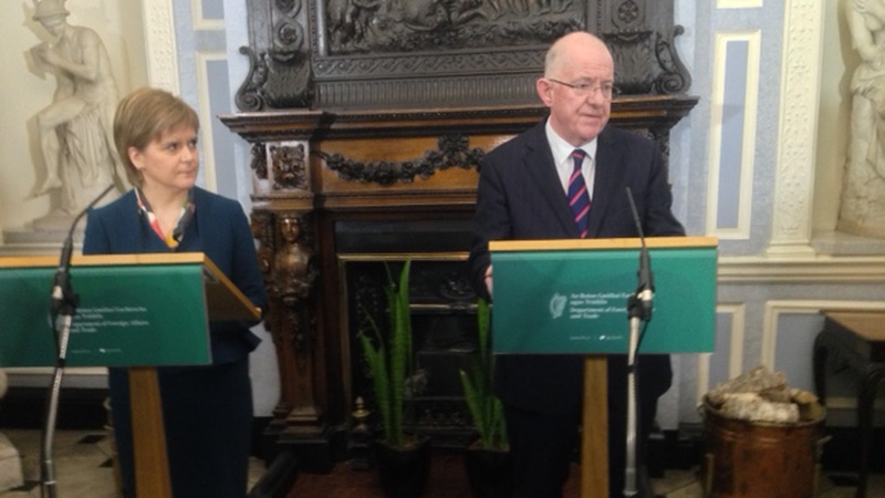 Nicola Sturgeon is in Ireland for a two-day visit