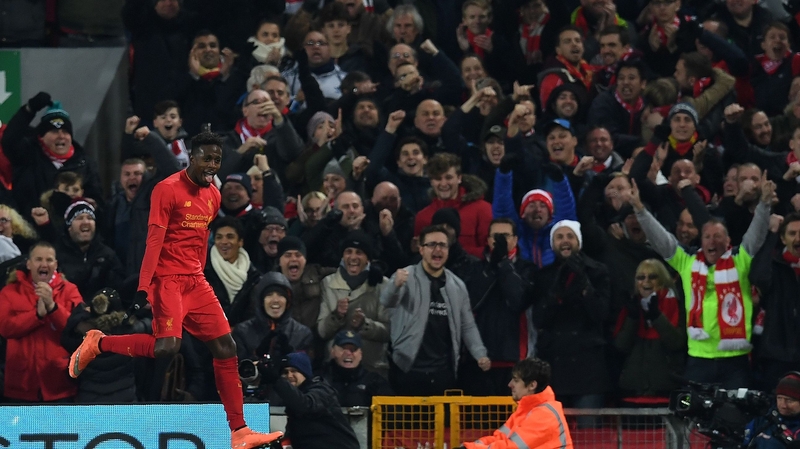 Liverpool's Belgian striker Divock Origi