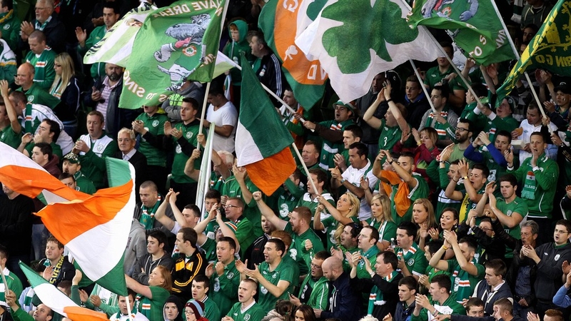 Republic of Ireland fans will be back in the Aviva Stadium next month