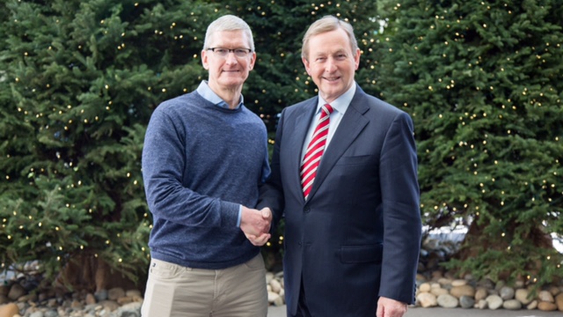 Enda Kenny's meeting with Tim Cook was one of the key elements of the Silicon Valley leg of his trip
