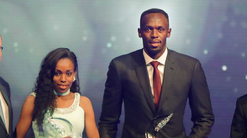 Almaz Ayana and Usain Bolt