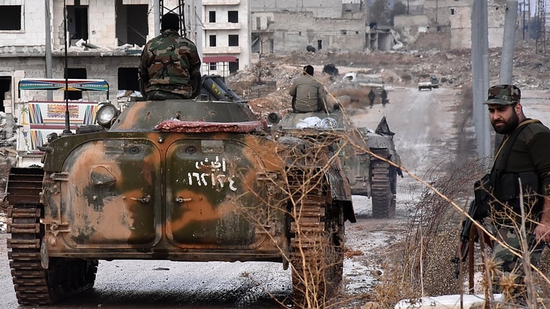 Syrian pro-government forces set up an outpost in eastern Aleppo