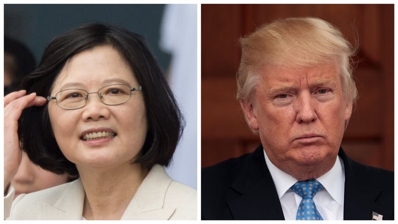 Donald Trump spoke by phone with President Tsai Ing-wen of Taiwan