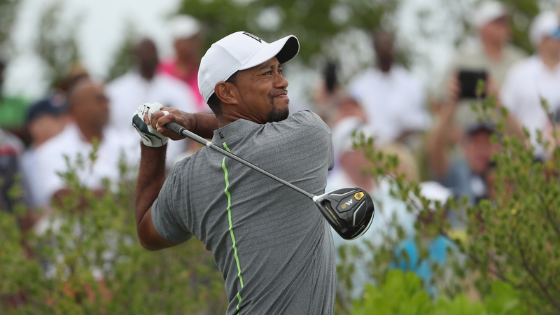 Tiger Woods did show some flashes of brilliance in his round of 70