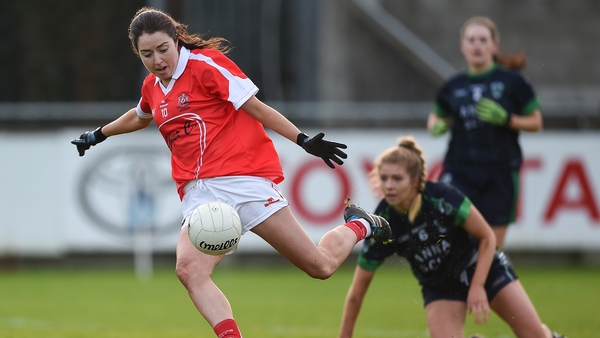 Catriona McConnell scores a goal for Donaghmoyne