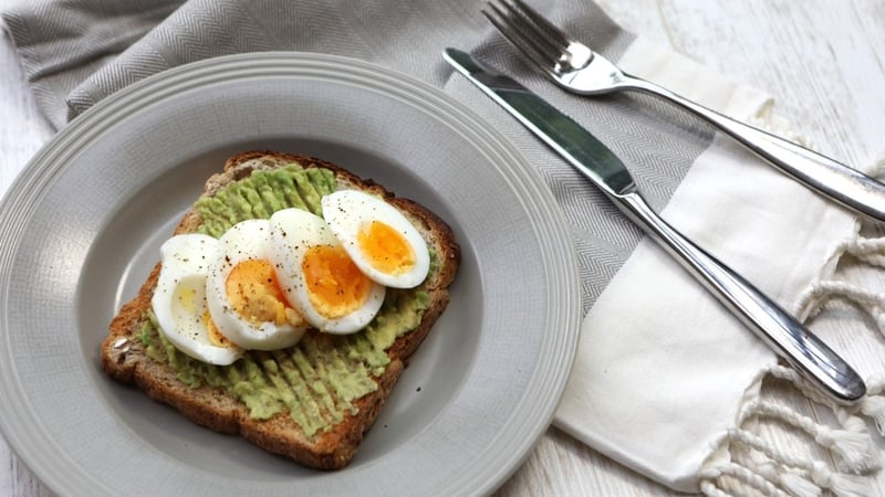 Boiled Egg and Avocado Toast