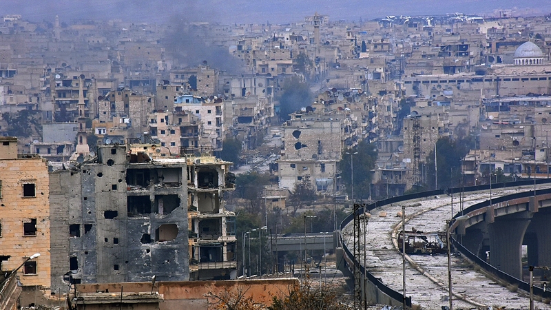 Government forces are advancing into Aleppo's eastern al-Shaar neighbourhood