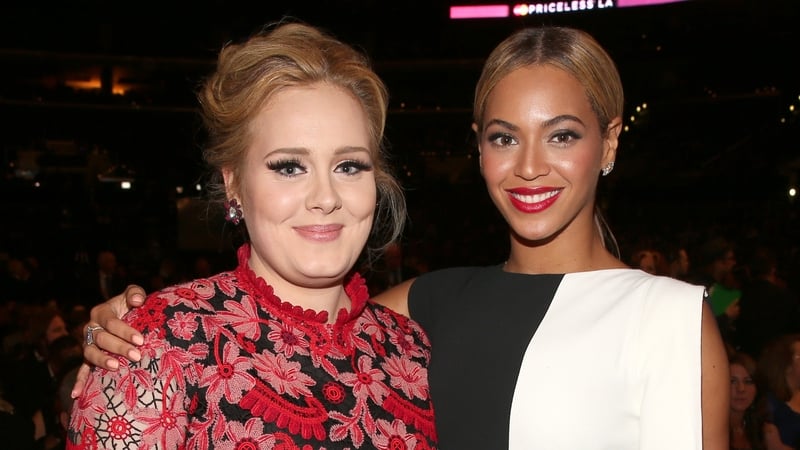 Adele and Beyoncé