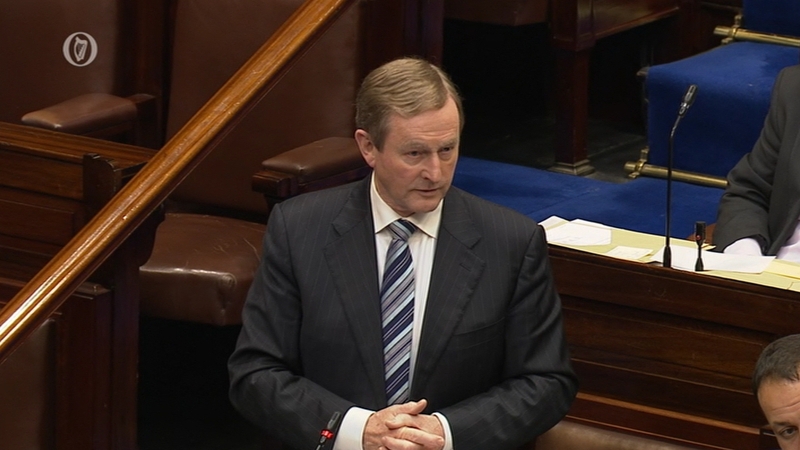 Enda Kenny was responding to Labour Leader Brendan Howlin, who said there was still shock at what had happened to pensions at INM